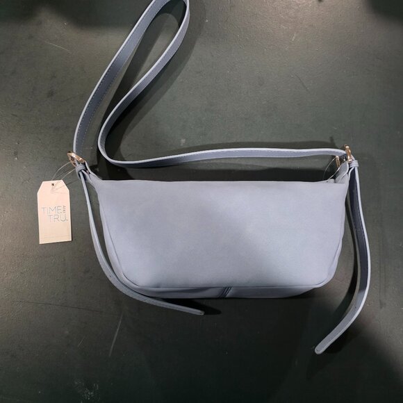Time and Tru Women's Bean Sling Crossbody Handbag - Picture 1 of 8